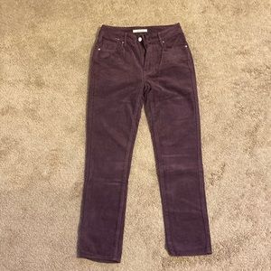 Pacsun purple corduroy jeans. Size 23
